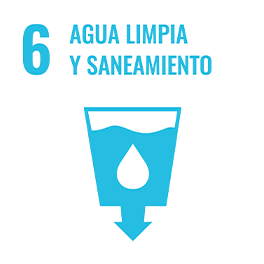 Ícono ODS 6 Agua limpia y saneamiento