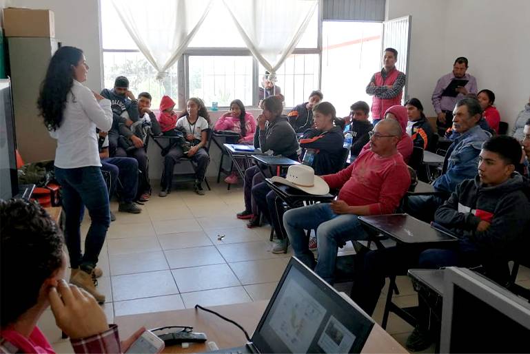 Fotografía de talleres de cambio climático