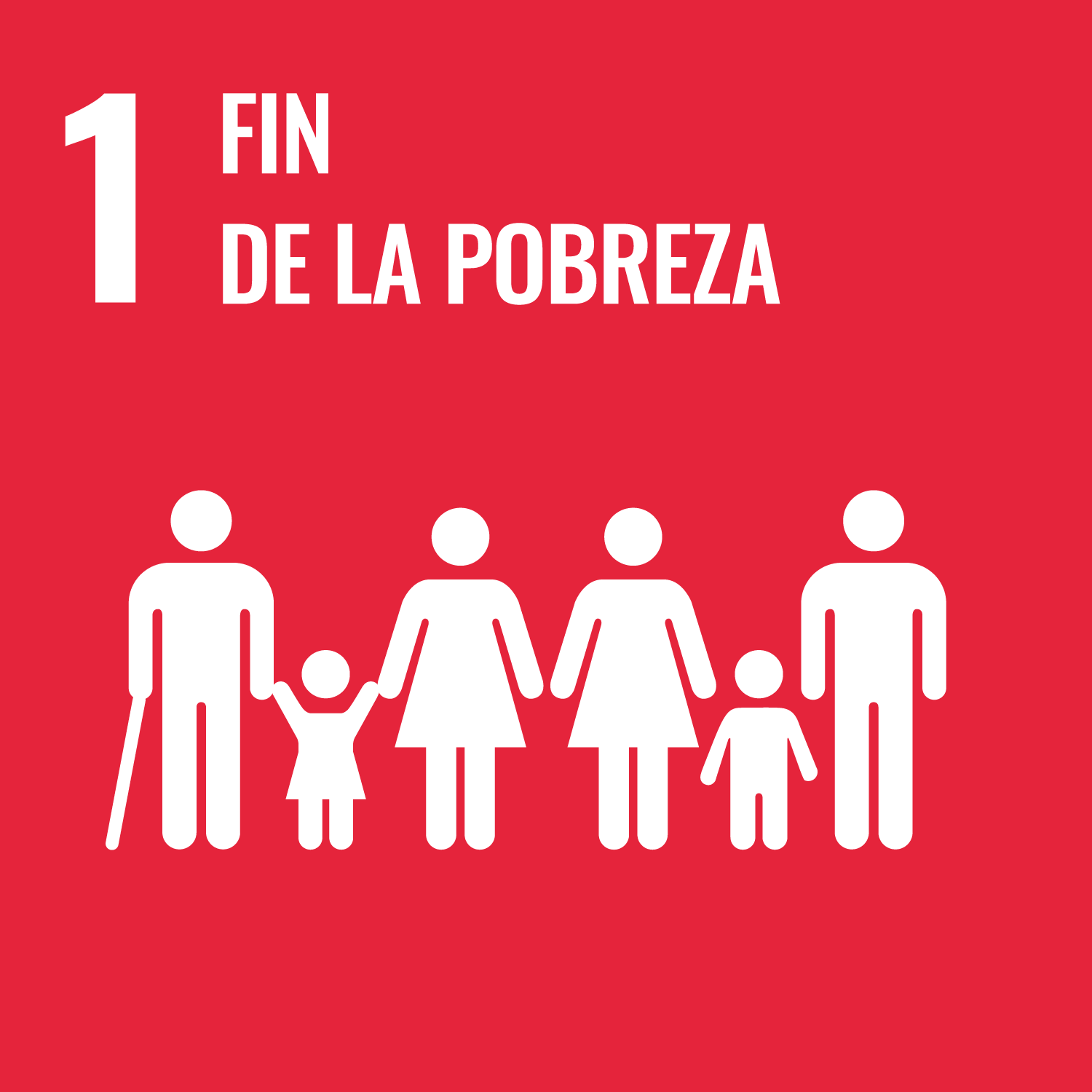Ícono ODS 1: Fin de la pobreza 