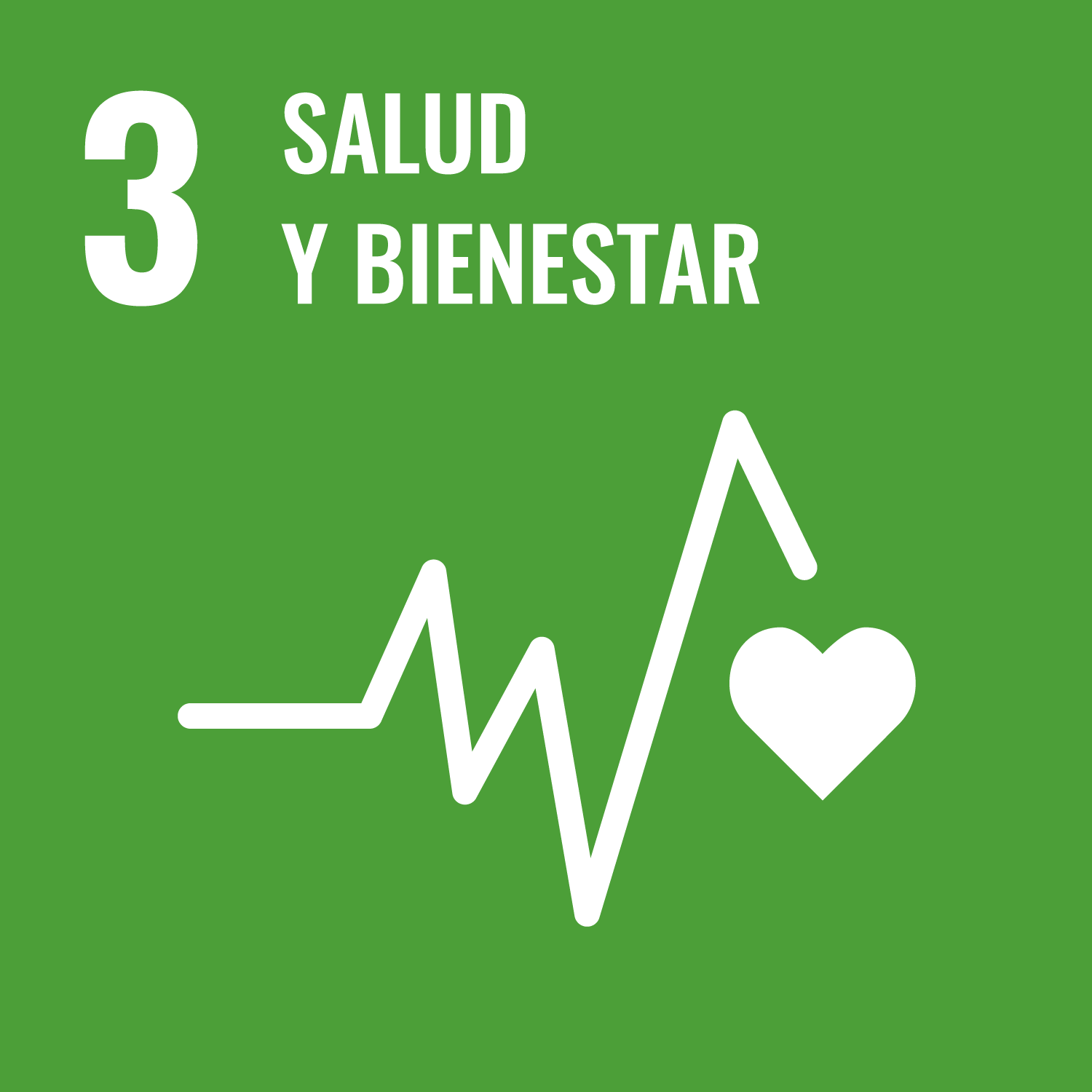 Ícono ODS 3: Salud y bienestar